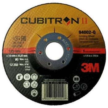 3M Cubitron II Зачистной Круг, T27 125 мм х 7.0 мм х 22 мм, № 94002