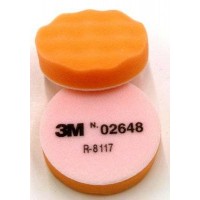 3M Finesse-it Полировальный Круг, рельефный, поролоновый, оранжевый, 80 мм, № 02648, 10 шт./уп.
