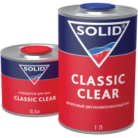 325.1500 SOLID CLASSIC CLEAR (1000+500 мл) - 2K лак (в комп. с отвердит.)